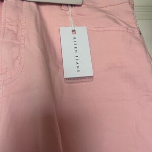 Risen Jeans Women's Soft Pink Denim